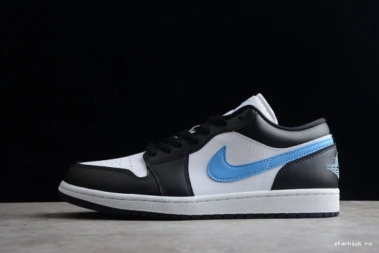 Low 1 Black (W)  DC0774-041 Blue DC0774-041 White University Jordan 0104